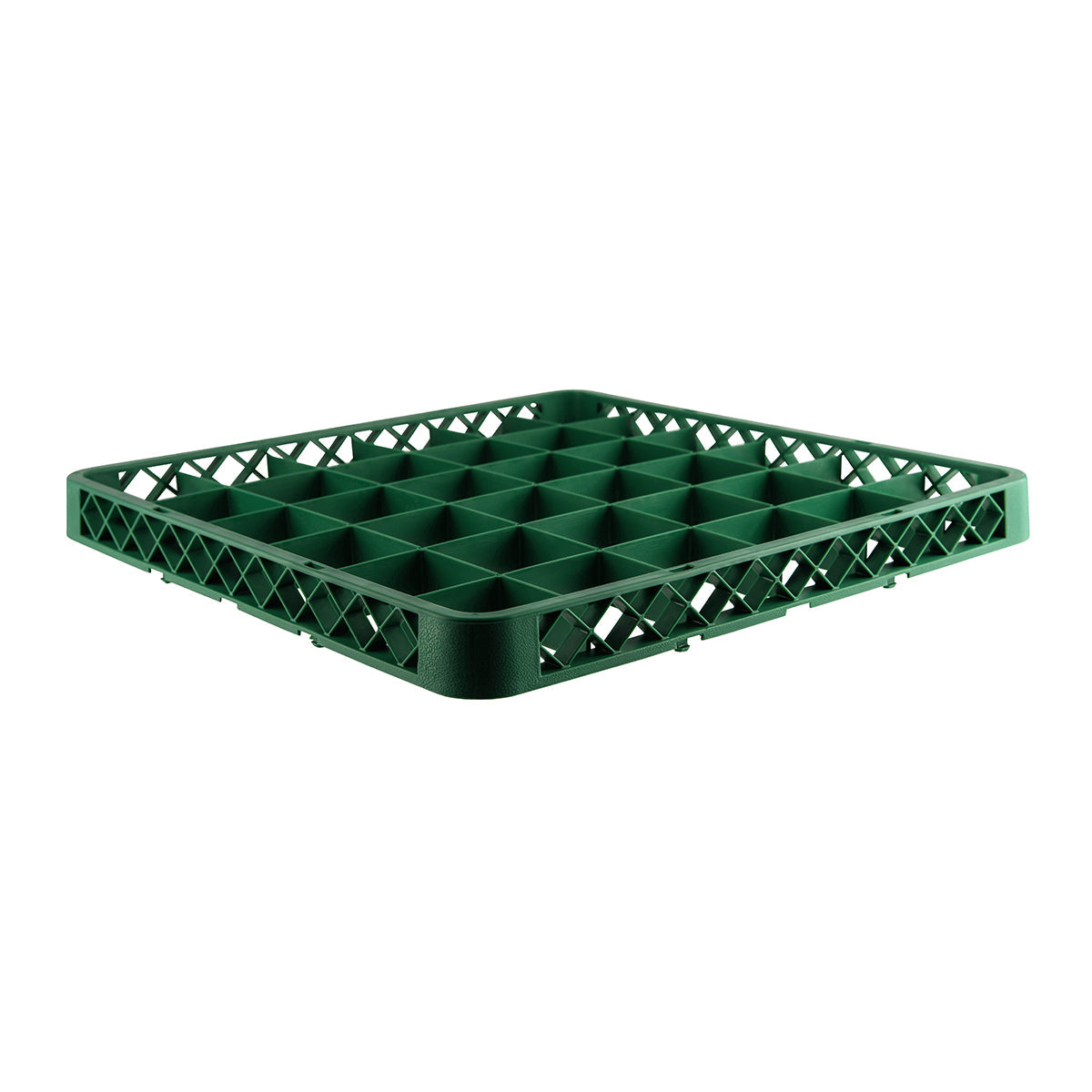69837-GN Chef Inox Wash Rack Extender 36 Compartment Green 500x500x45mm Tomkin Australia Hospitality Supplies
