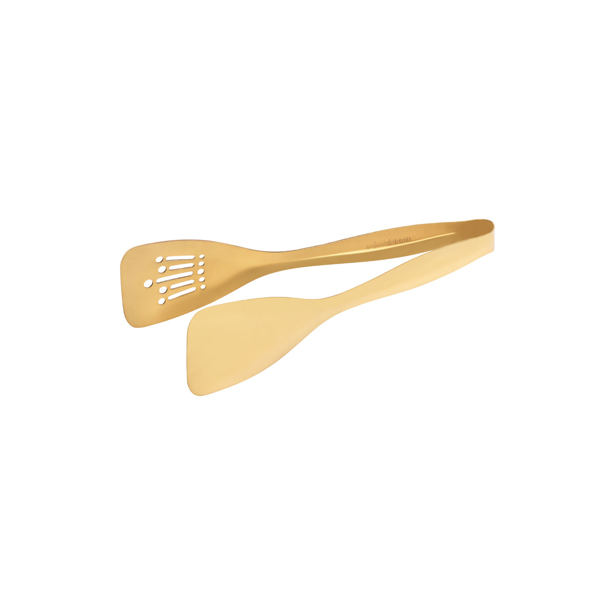 70271-G Tablekraft Tong All Purpose One Side Slotted Gold 235mm Tomkin Australia Hospitality Supplies