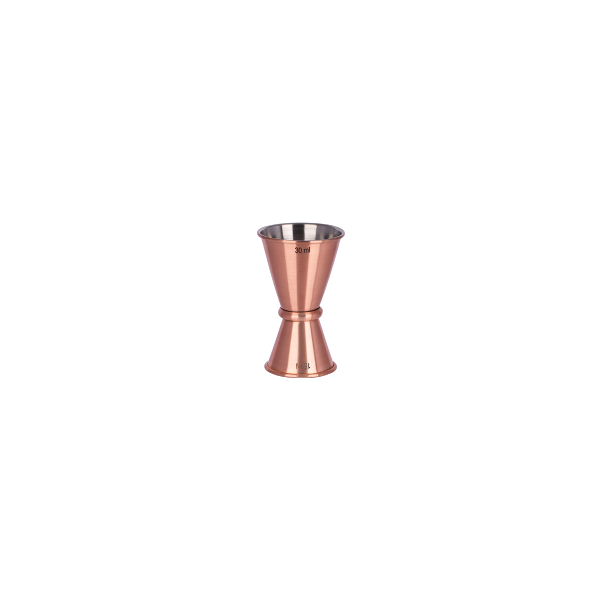 77084 Chef Inox Chef Inox Japanese Jigger 15/30ml Copper Tomkin Australia Hospitality Supplies