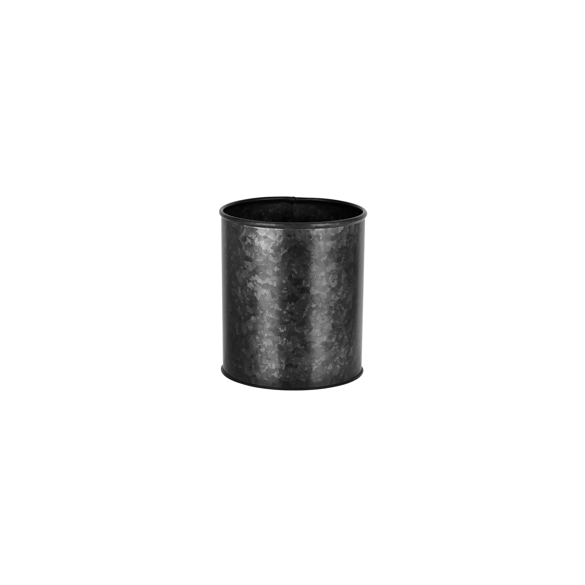 78776 Chef Inox Coney Island Pot Black Galvanised 120x140mm Tomkin Australia Hospitality Supplies