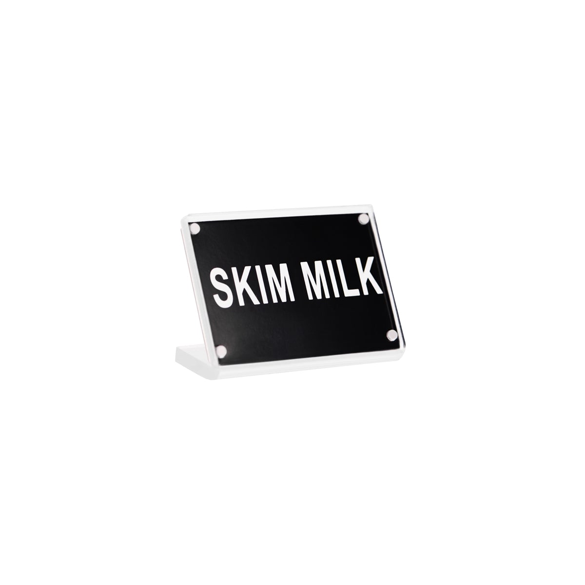 81307 Chef Inox Buffet Sign Acrylic with Magnet Plate - Skim Milk Tomkin Australia Hospitality Supplies