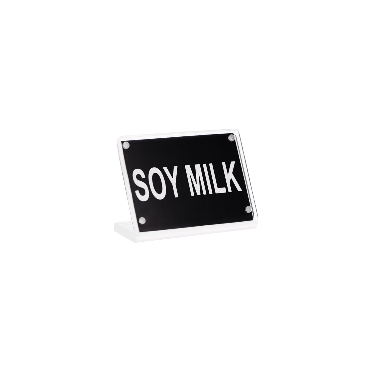 81309 Chef Inox Buffet Sign Acrylic with Magnet Plate - Soy Milk Tomkin Australia Hospitality Supplies