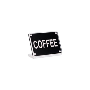 Buffet Sign Acrylic with Magnet Plate - Coffee