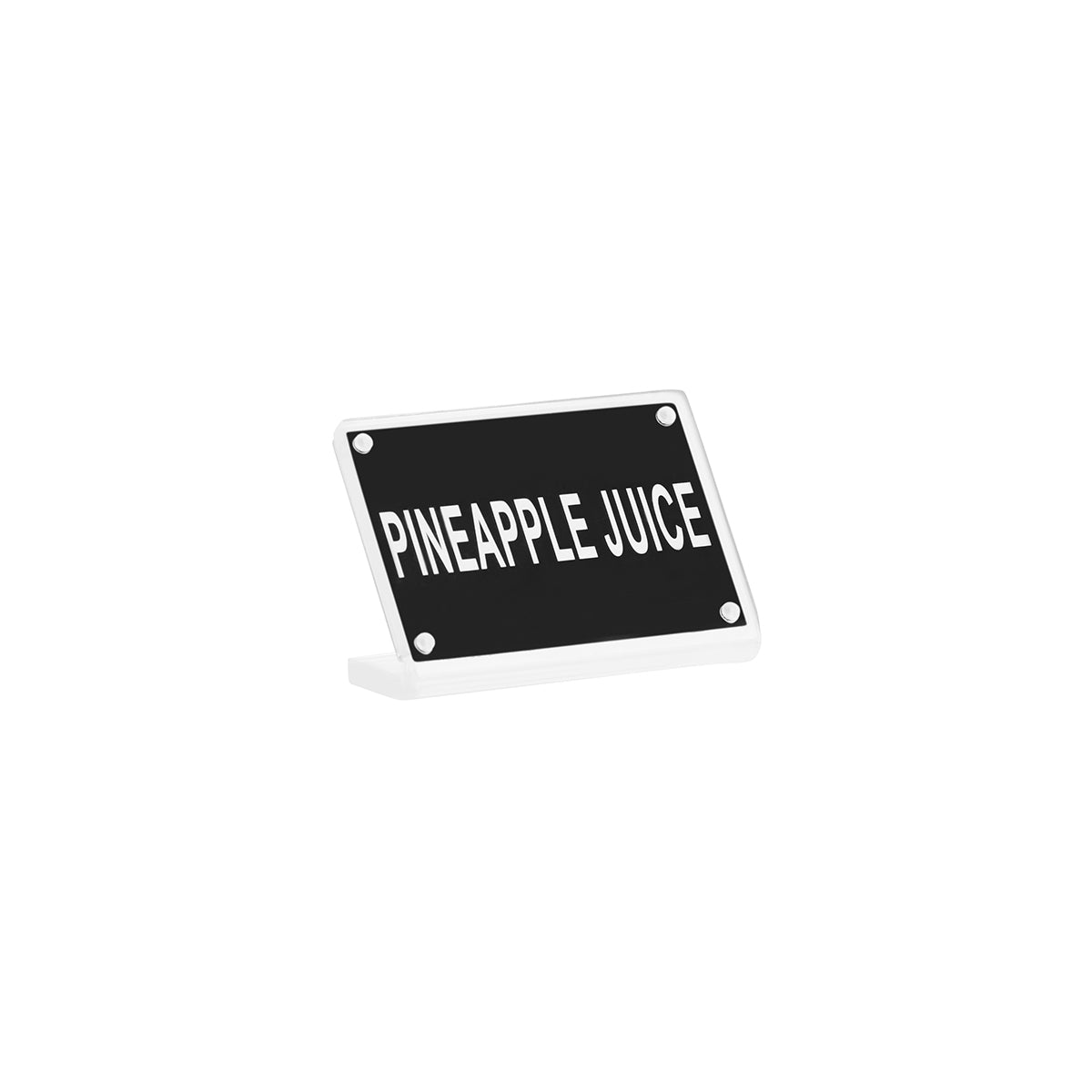 81319 Chef Inox Buffet Sign Acrylic with Magnet Plate - Pineapple Juice Tomkin Australia Hospitality Supplies