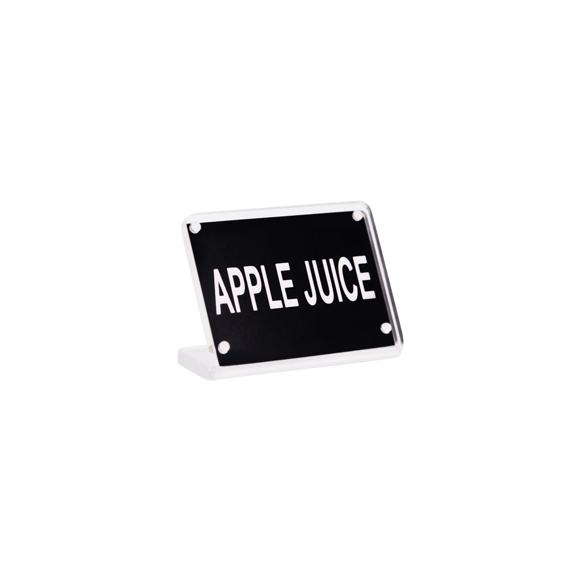 81323 Chef Inox Buffet Sign Acrylic with Magnet Plate - Apple Juice Tomkin Australia Hospitality Supplies