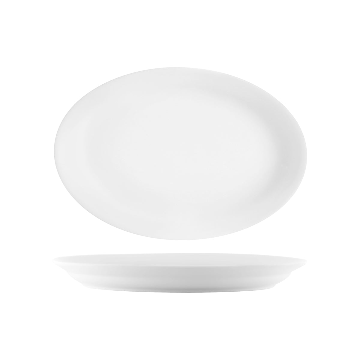 901614 Tablekraft Vitroceram Oval Platter 355mm Tomkin Australia Hospitality Supplies