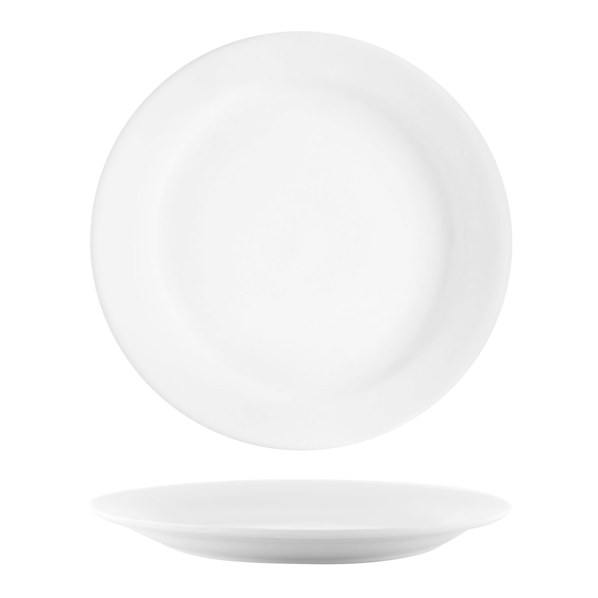 902610 Tablekraft Vitroceram Round Plate Narrow Rim 295mm Tomkin Australia Hospitality Supplies