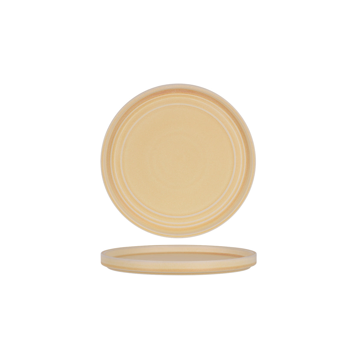 906001 Tablekraft Urban Loft Sandstone Round Plate 220mm Tomkin Australia Hospitality Supplies