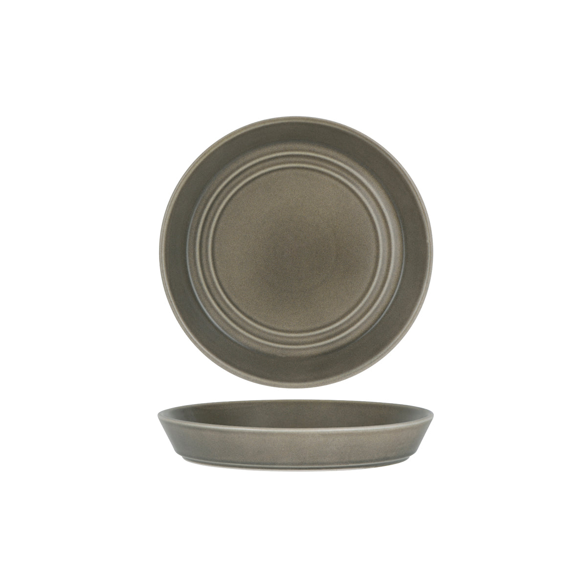 906335 Tablekraft Urban Loft Frost Grey Round Flare Bowl 225mm / 890ml Tomkin Australia Hospitality Supplies