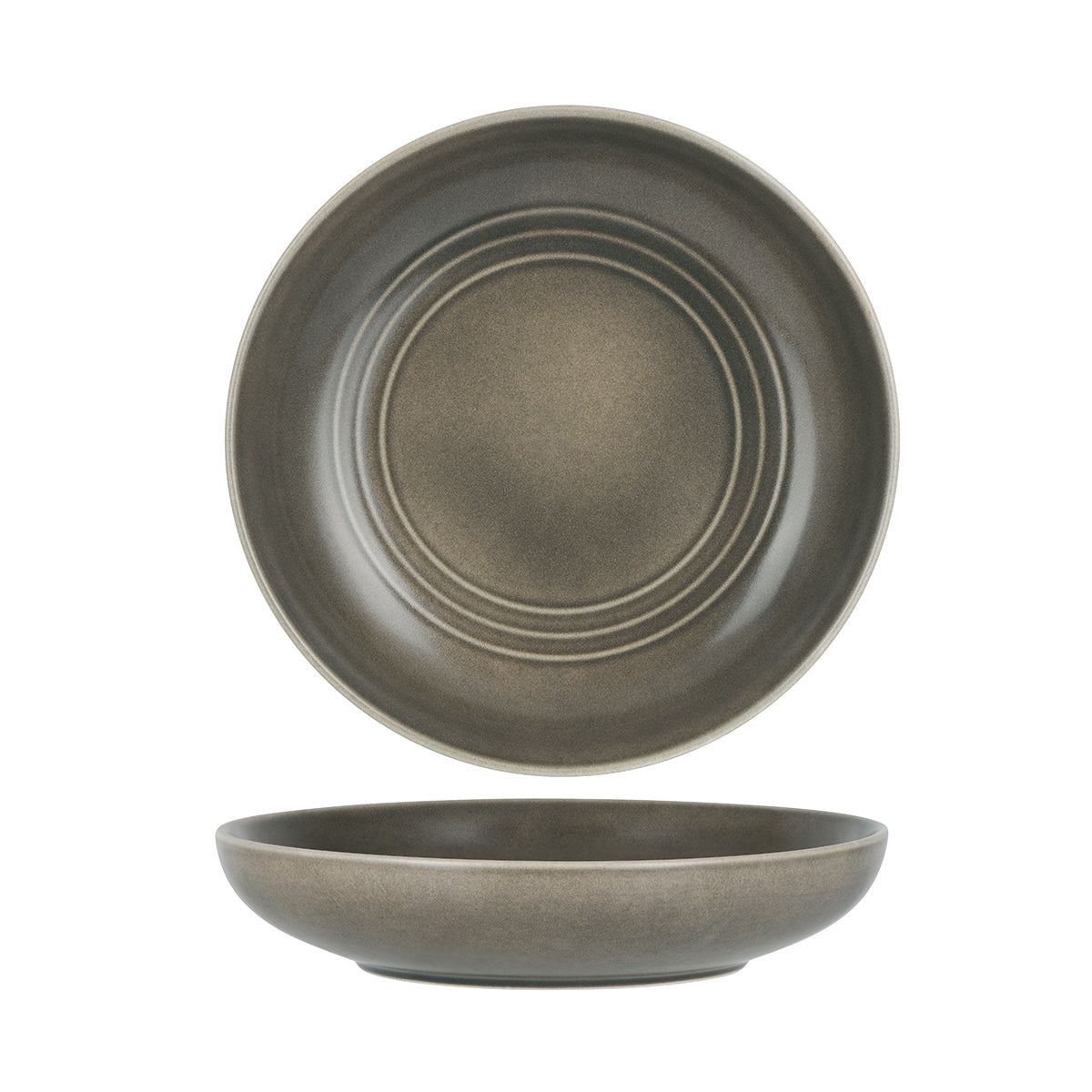 906355 Tablekraft Urban Loft Frost Grey Serve Deep Bowl 270mm / 1850ml Tomkin Australia Hospitality Supplies