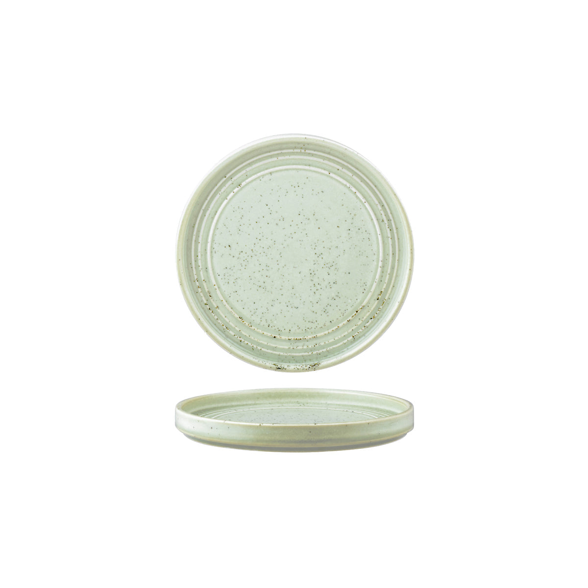 907000 Tablekraft Urban Loft Pistachio Round Plate 180mm Tomkin Australia Hospitality Supplies