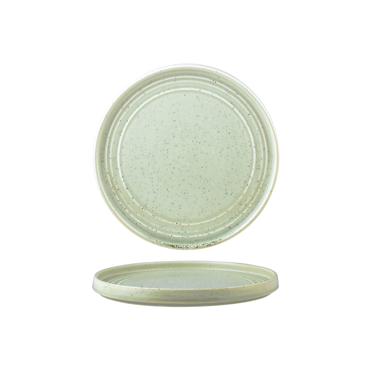 907001 Tablekraft Urban Loft Pistachio Round Plate 220mm Tomkin Australia Hospitality Supplies