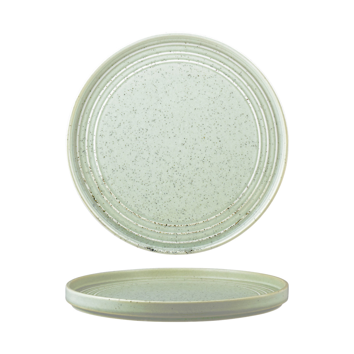 907002 Tablekraft Urban Loft Pistachio Round Plate 270mm Tomkin Australia Hospitality Supplies