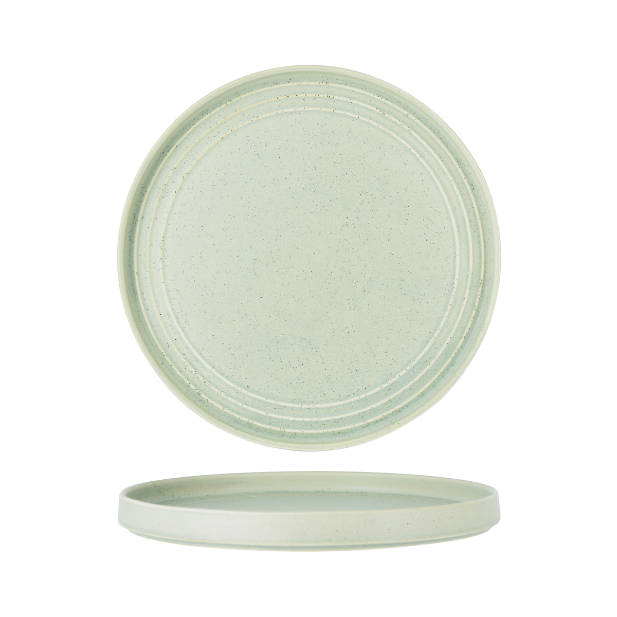 907010 Tablekraft Urban Loft Pistachio Serve Platter 320mm Tomkin Australia Hospitality Supplies