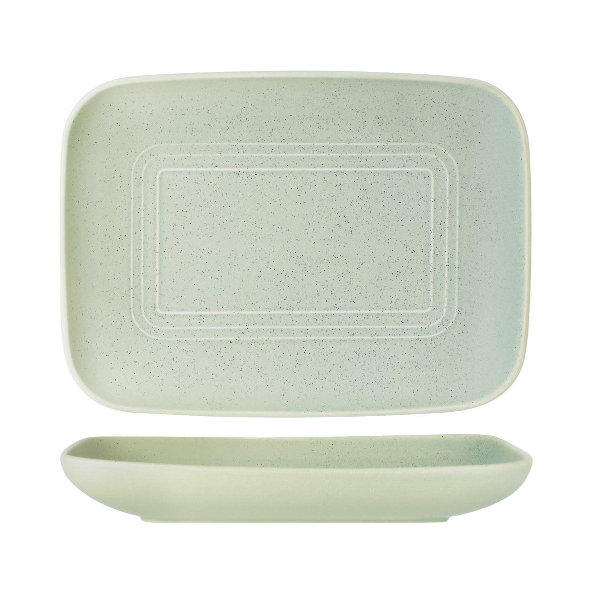 907050 Tablekraft Urban Loft Pistachio Rectangular Server 365x270mm Tomkin Australia Hospitality Supplies