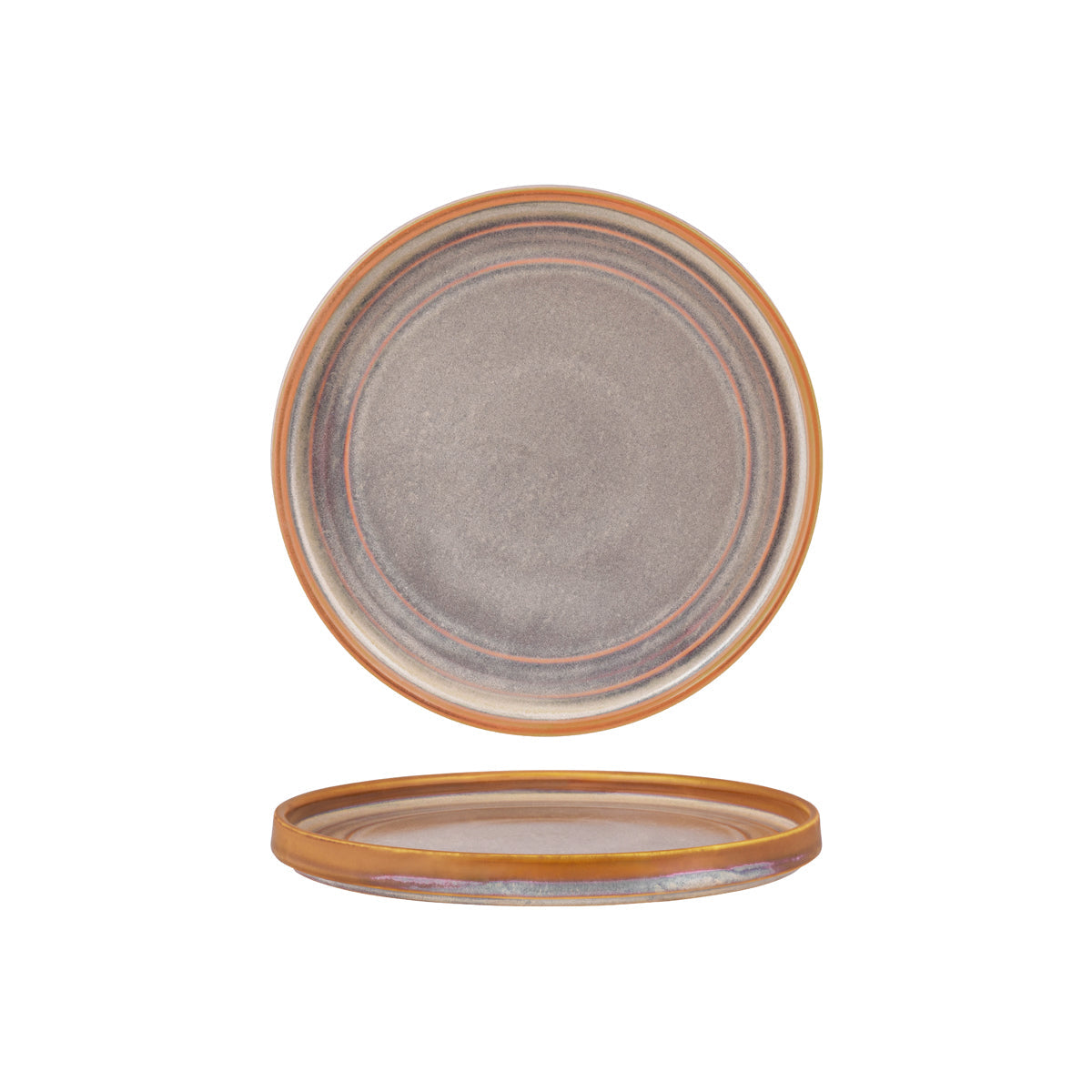 907202 Tablekraft Urban Loft Auburn Round Plate 220mm Tomkin Australia Hospitality Supplies