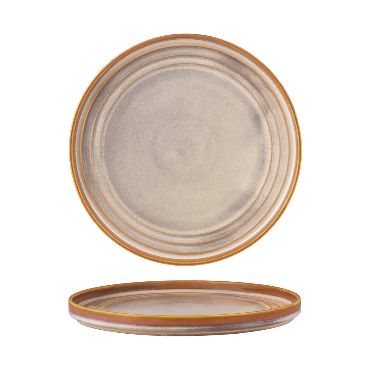 907203 Tablekraft Urban Loft Auburn Round Plate 270mm Tomkin Australia Hospitality Supplies