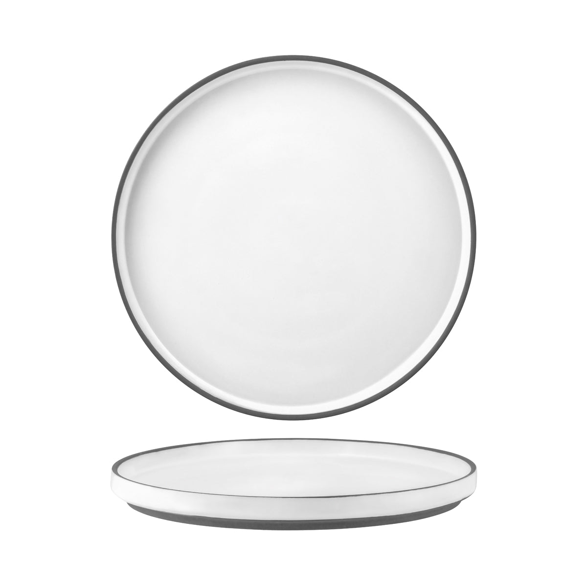 907303 Tablekraft Urban Muse White Round Plate 265mm Tomkin Australia Hospitality Supplies
