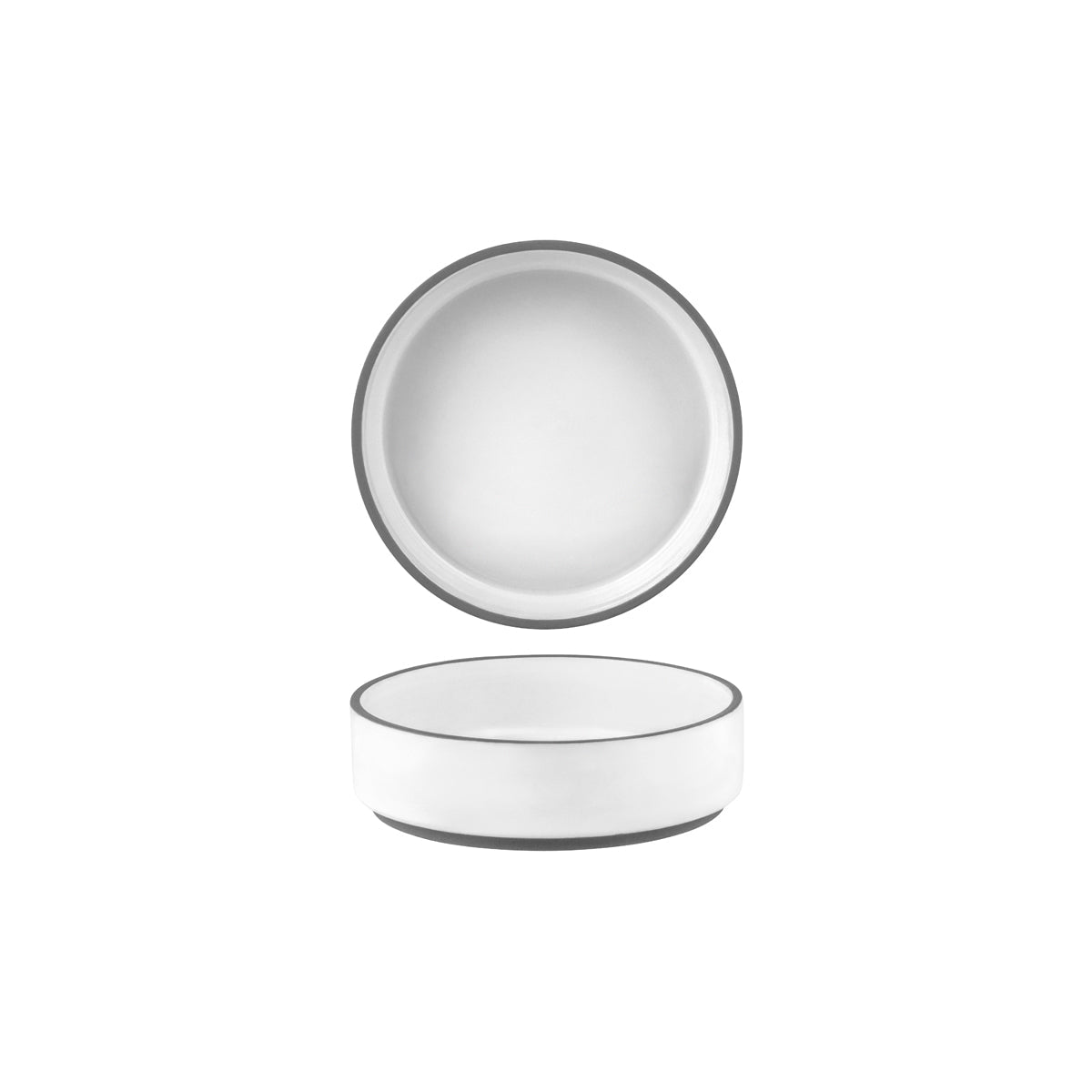 907320 Tablekraft Urban Muse White Round Bowl 150mm Tomkin Australia Hospitality Supplies