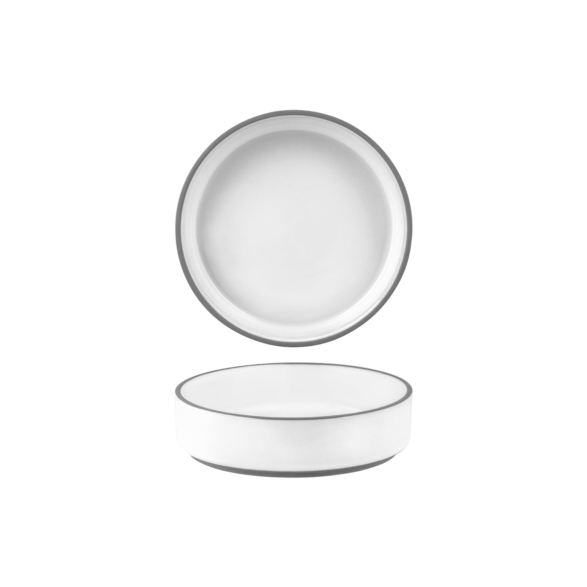 907322 Tablekraft Urban Muse White Round Bowl 170mm Tomkin Australia Hospitality Supplies