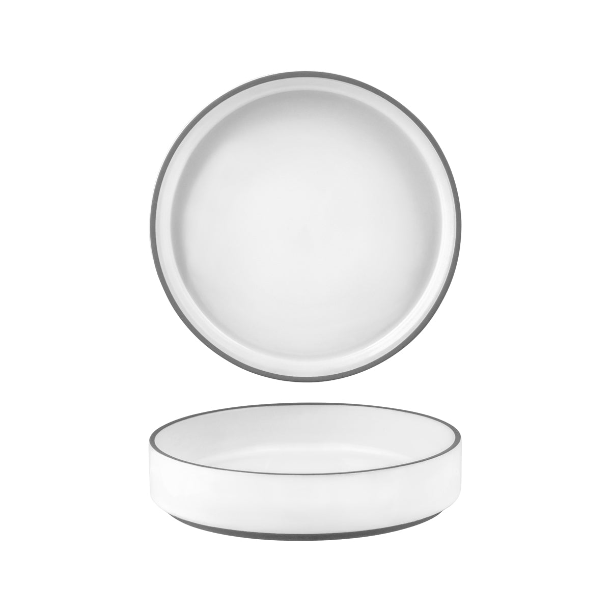 907325 Tablekraft Urban Muse White Round Bowl 215mm Tomkin Australia Hospitality Supplies