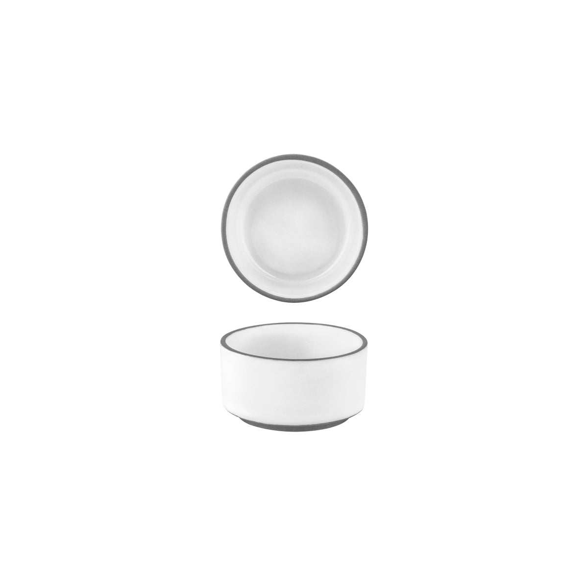 907330 Tablekraft Urban Muse White Sauce Dish 65mm Tomkin Australia Hospitality Supplies