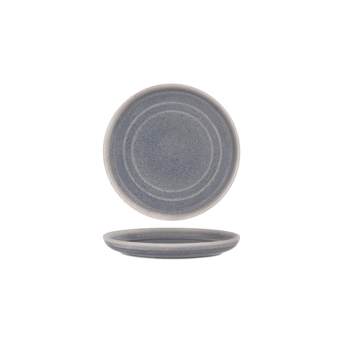 907480 Tablekraft Urban Linea Ocean Blue Round Coupe Plate 170mm Tomkin Australia Hospitality Supplies