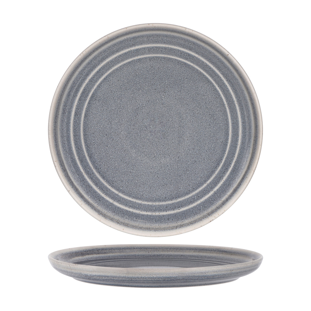 907482 Tablekraft Urban Linea Ocean Blue Round Coupe Plate 275mm Tomkin Australia Hospitality Supplies