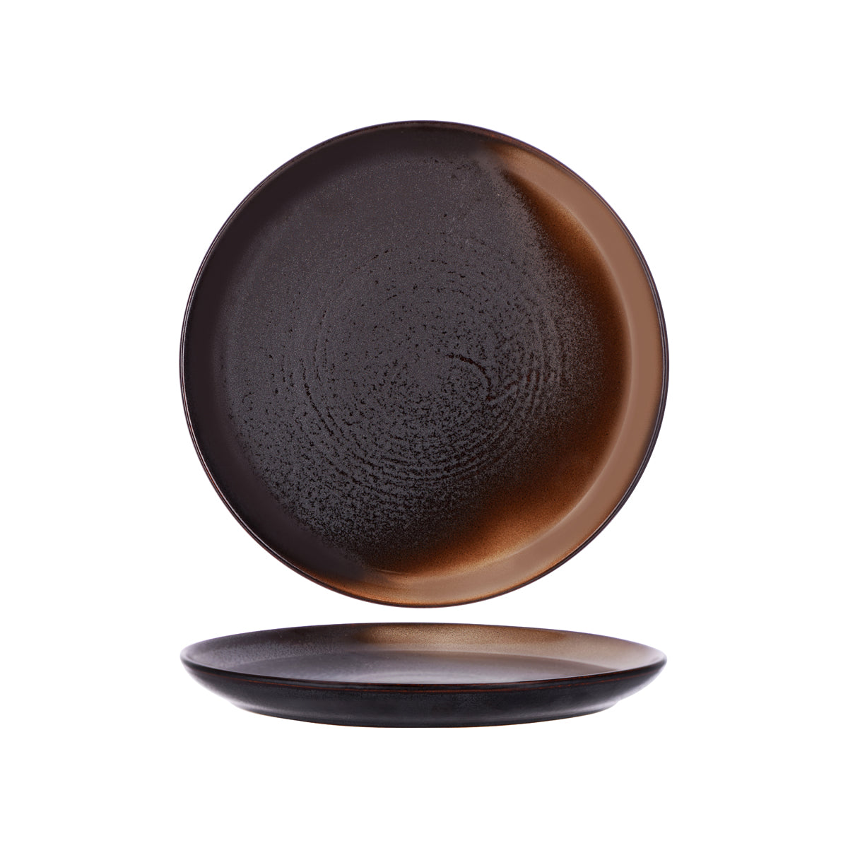 907710 Tablekraft Urban Coffee Dust Round Coupe Plate 268x29mm Tomkin Australia Hospitality Supplies