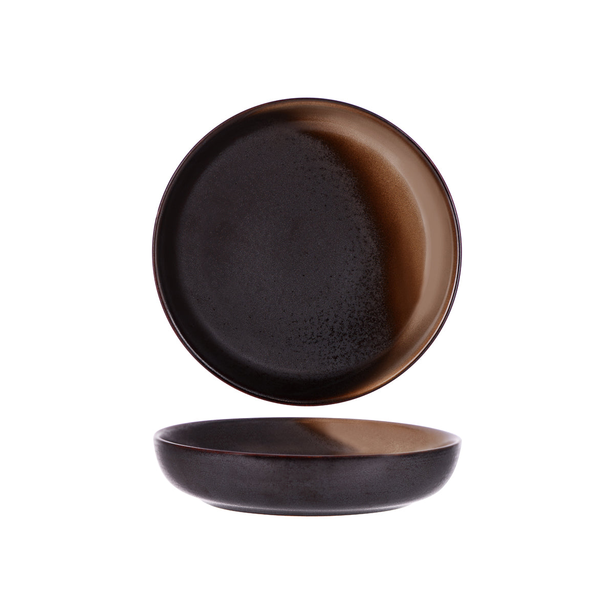 907718 Tablekraft Urban Coffee Dust Round Flared Bowl 210x45mm / 1050ml  Tomkin Australia Hospitality Supplies