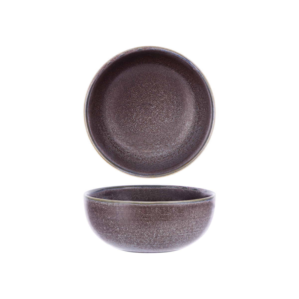 907816 Tablekraft Urban Greystone Blue Round Deep Bowl 153x66mm / 770ml  Tomkin Australia Hospitality Supplies