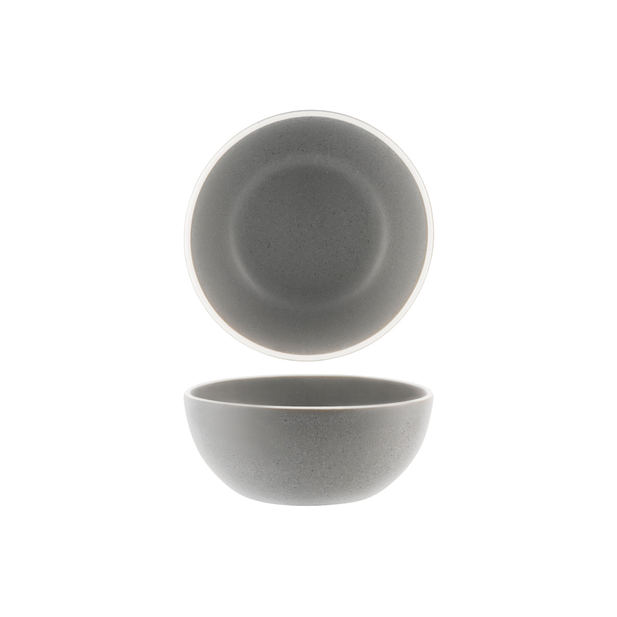 908016 Tablekraft Urban Grey Deep Bowl 153mm Tomkin Australia Hospitality Supplies
