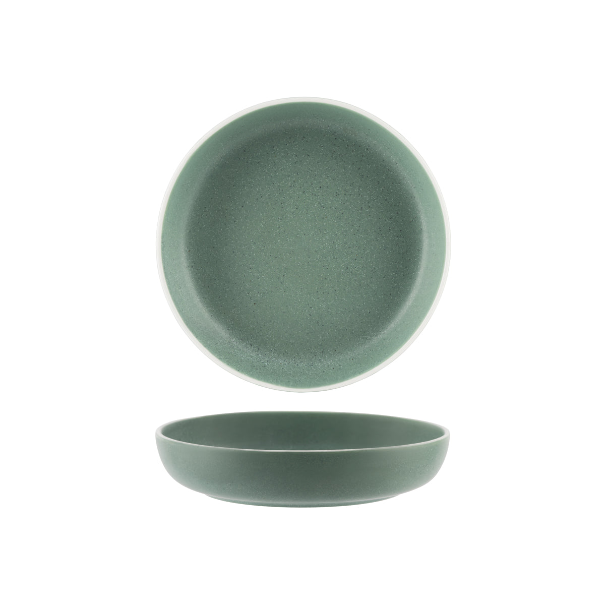 908118 Tablekraft Urban Green Flared Bowl 210mm Tomkin Australia Hospitality Supplies