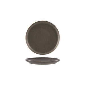 Urban Dark Grey Round Coupe Plate 203mm