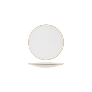 Soho White Pebble Round Plate 210mm