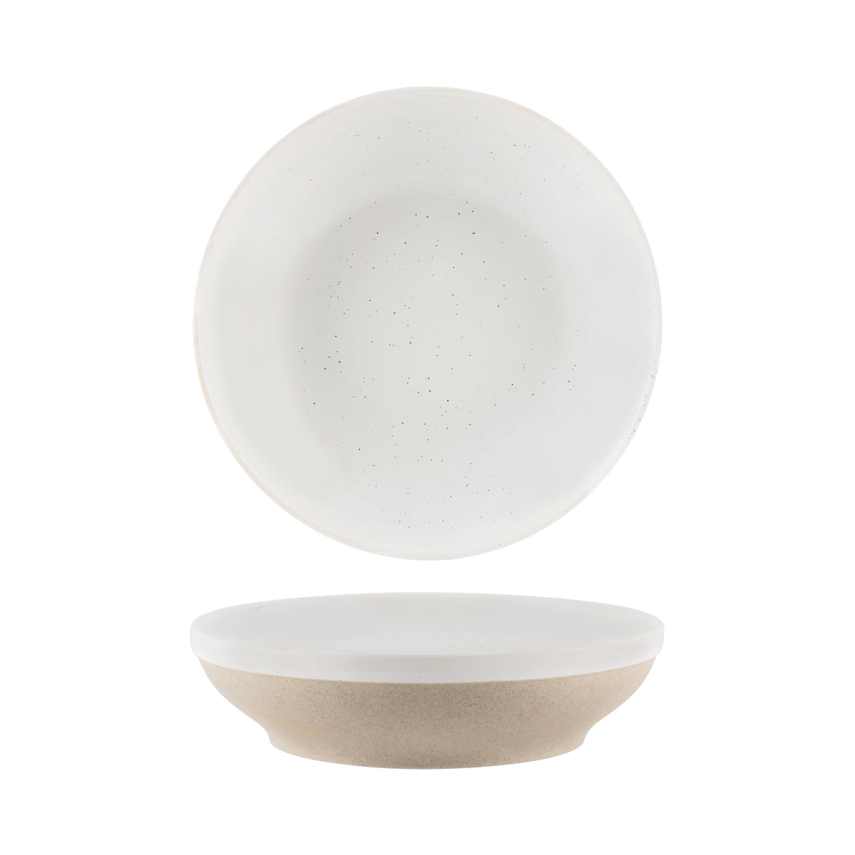 908515 Tablekraft Soho White Pebble Flared Bowl 227mm Tomkin Australia Hospitality Supplies