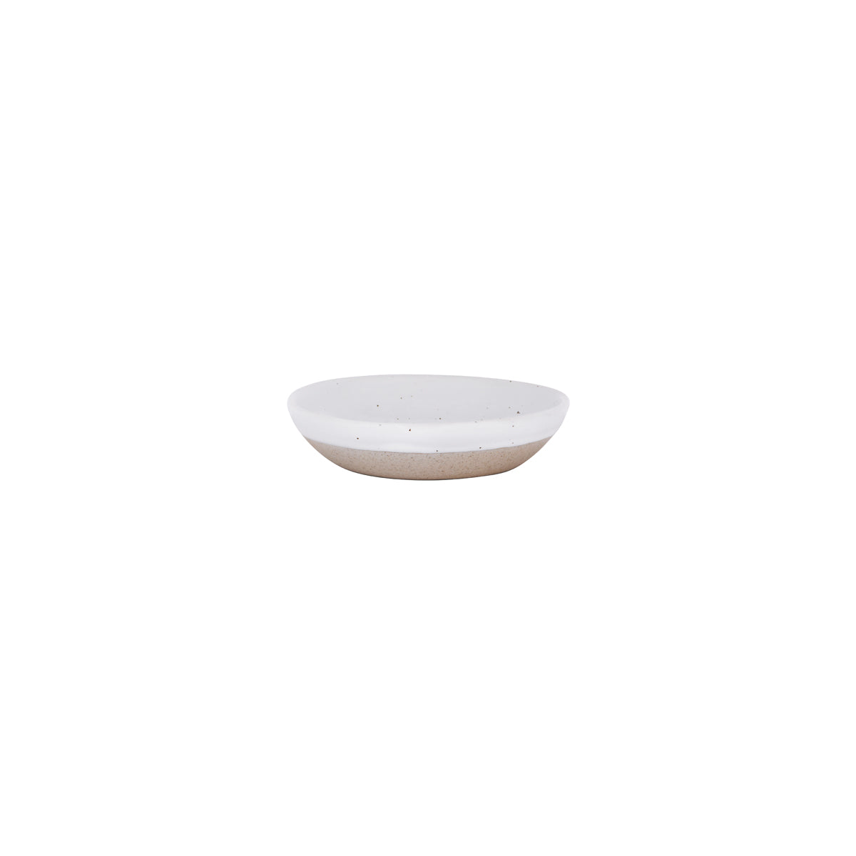 908527 Tablekraft Soho Round Coupe Dish White Pebble 103x95x25mm Tomkin Australia Hospitality Supplies