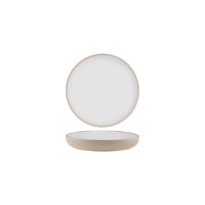 Soho White Pebble Round Deep Coupe Plate 175mm