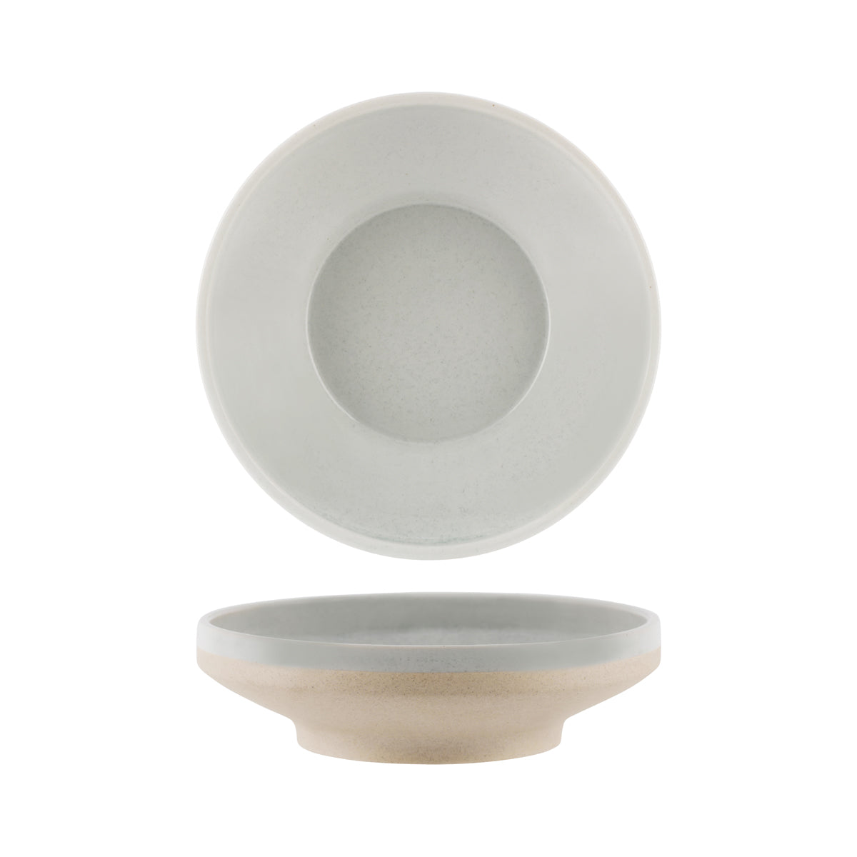 908620 Tablekraft Soho Limestone Footed Bowl 227mm Tomkin Australia Hospitality Supplies