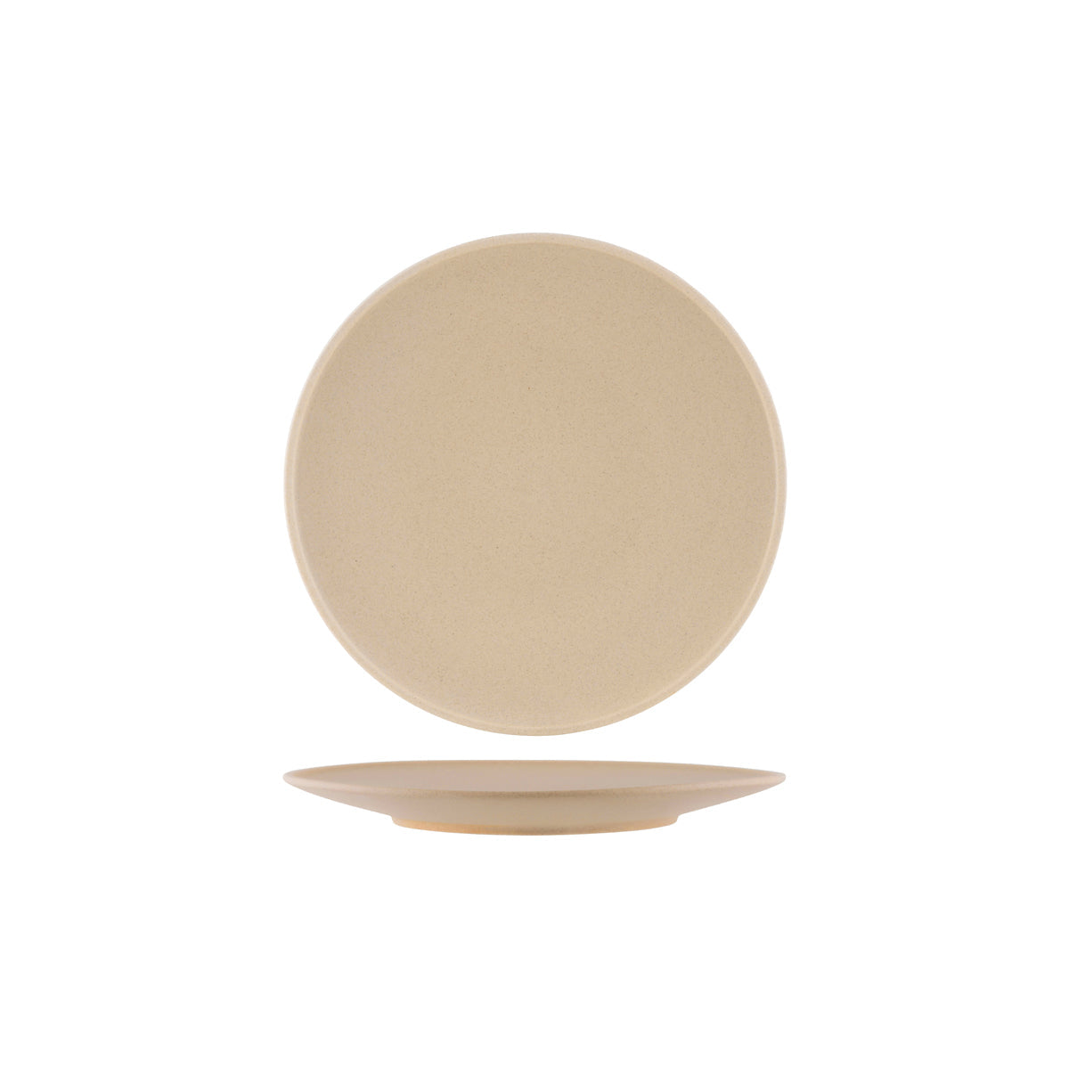 908831 Tablekraft Soho Stone Round Plate 257mm Tomkin Australia Hospitality Supplies