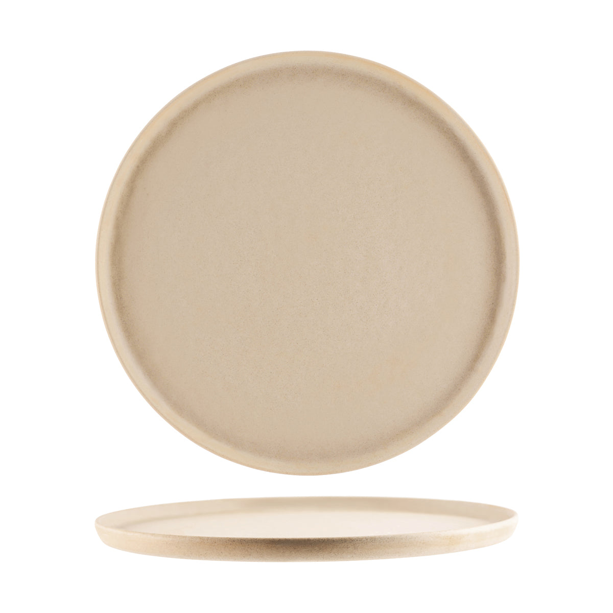 908835 Tablekraft Soho Stone Round Platter 335mm Tomkin Australia Hospitality Supplies