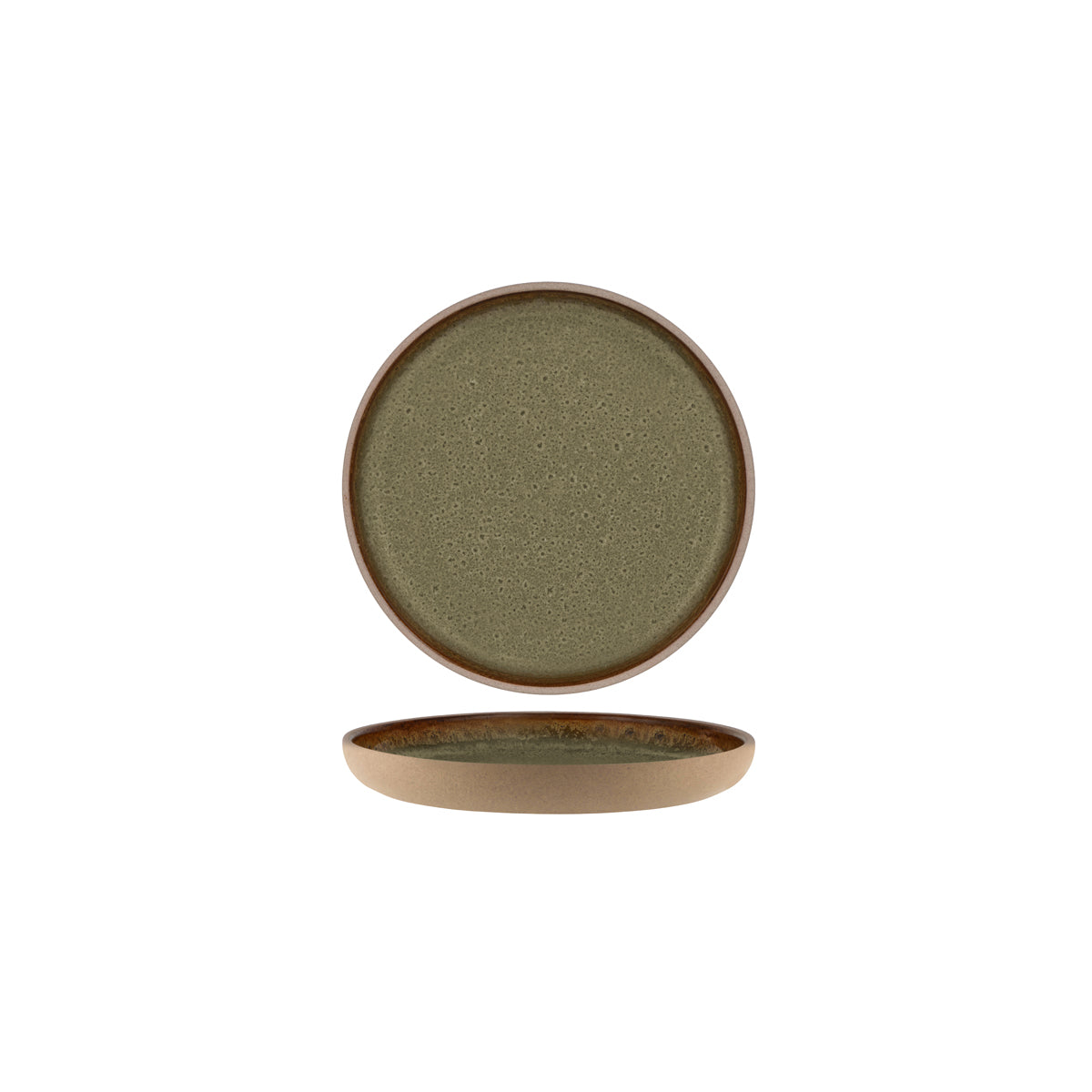 908934 Tablekraft Soho Burnt Sienna Round Deep Coupe Plate 235mm Tomkin Australia Hospitality Supplies