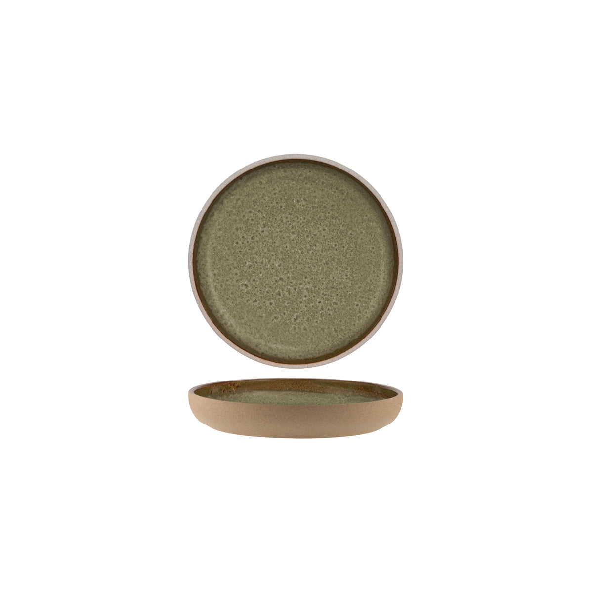 908935 Tablekraft Soho Burnt Sienna Round Deep Coupe Plate 175mm Tomkin Australia Hospitality Supplies