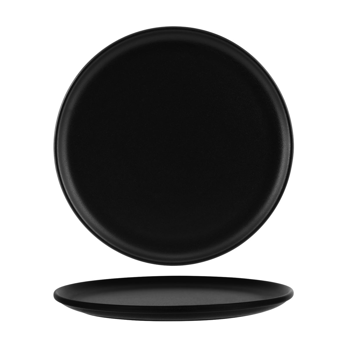 909564 Tablekraft Black Round Platter 335mm Tomkin Australia Hospitality Supplies