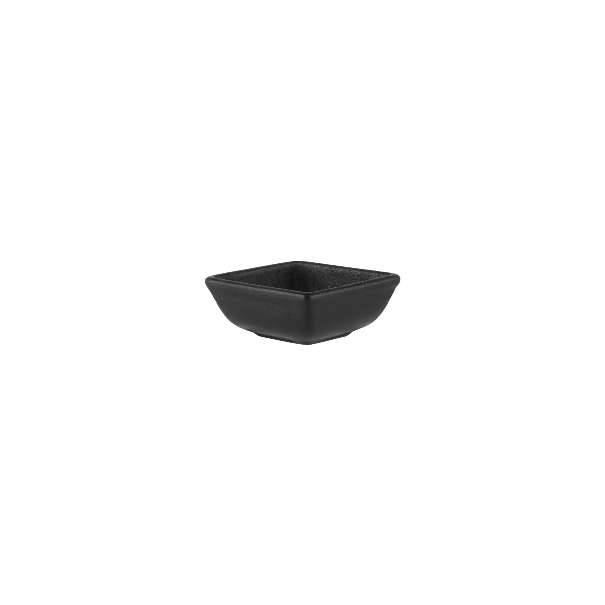 909593 Tablekraft Black Square Sauce Dish 78mm Tomkin Australia Hospitality Supplies