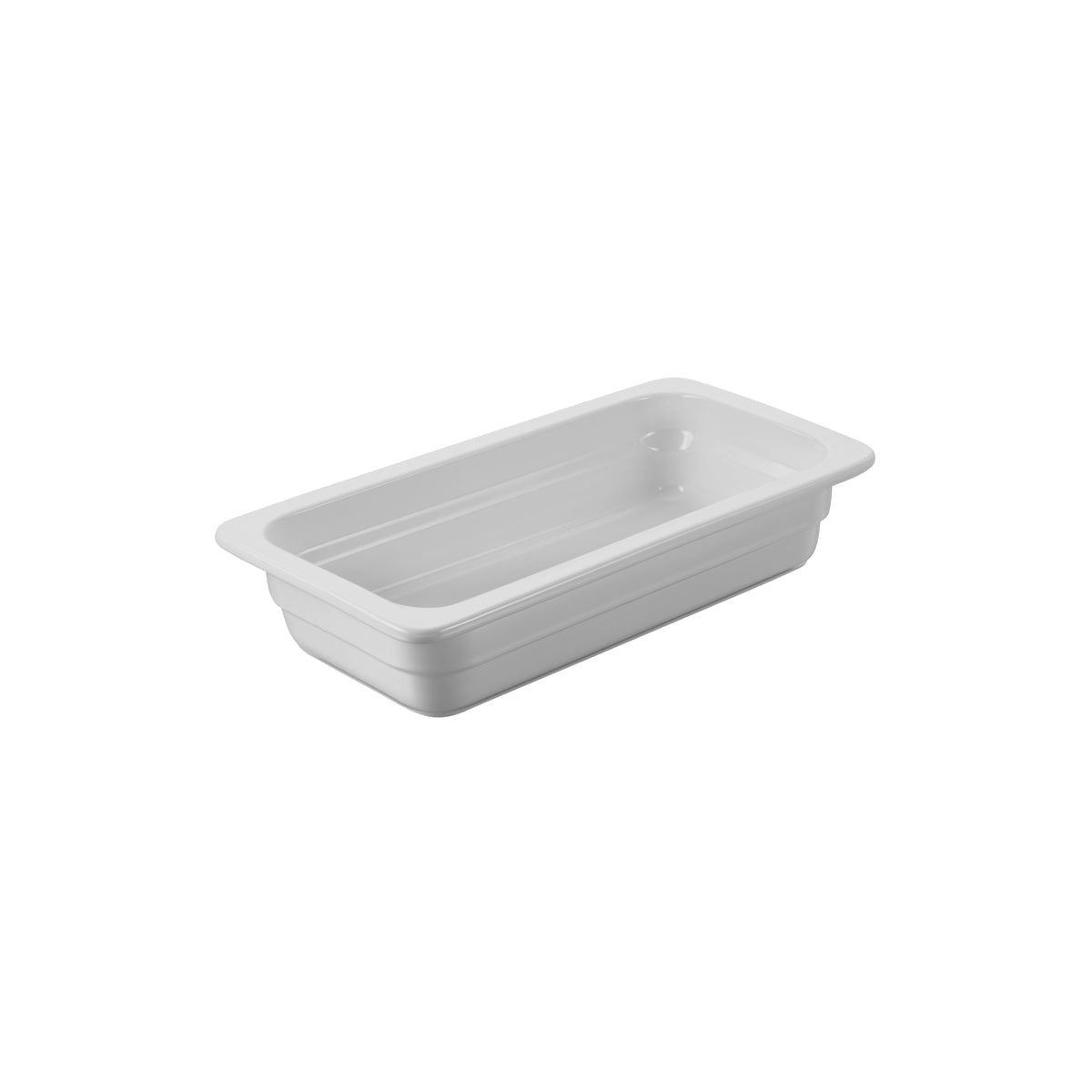 93213 Chef Inox Porcelain Gastronorm Dish 1/3 Size 325x176x65mm Tomkin Australia Hospitality Supplies