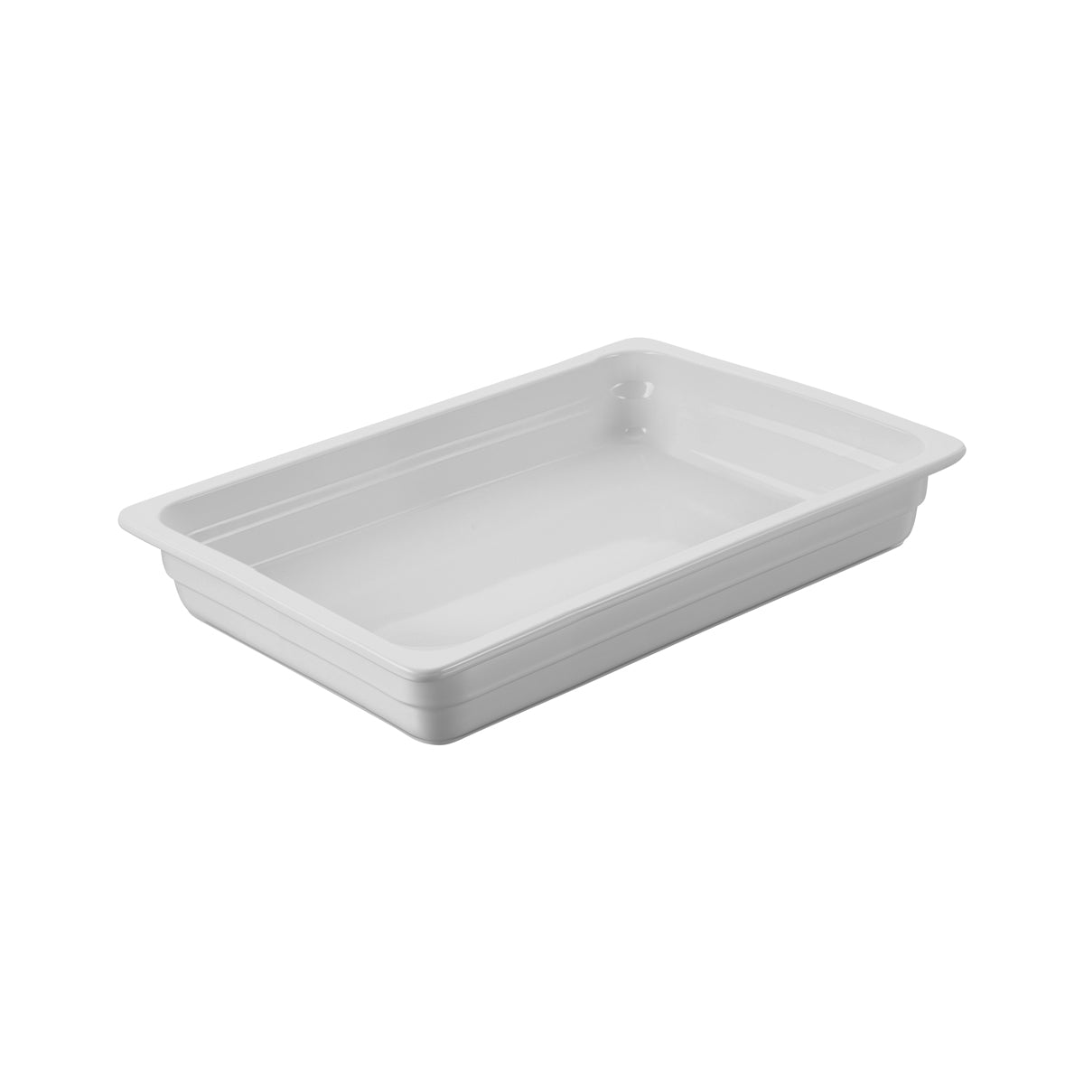 93223 Chef Inox Porcelain Gastronorm Dish 2/3 Size 354x325x65mm Tomkin Australia Hospitality Supplies