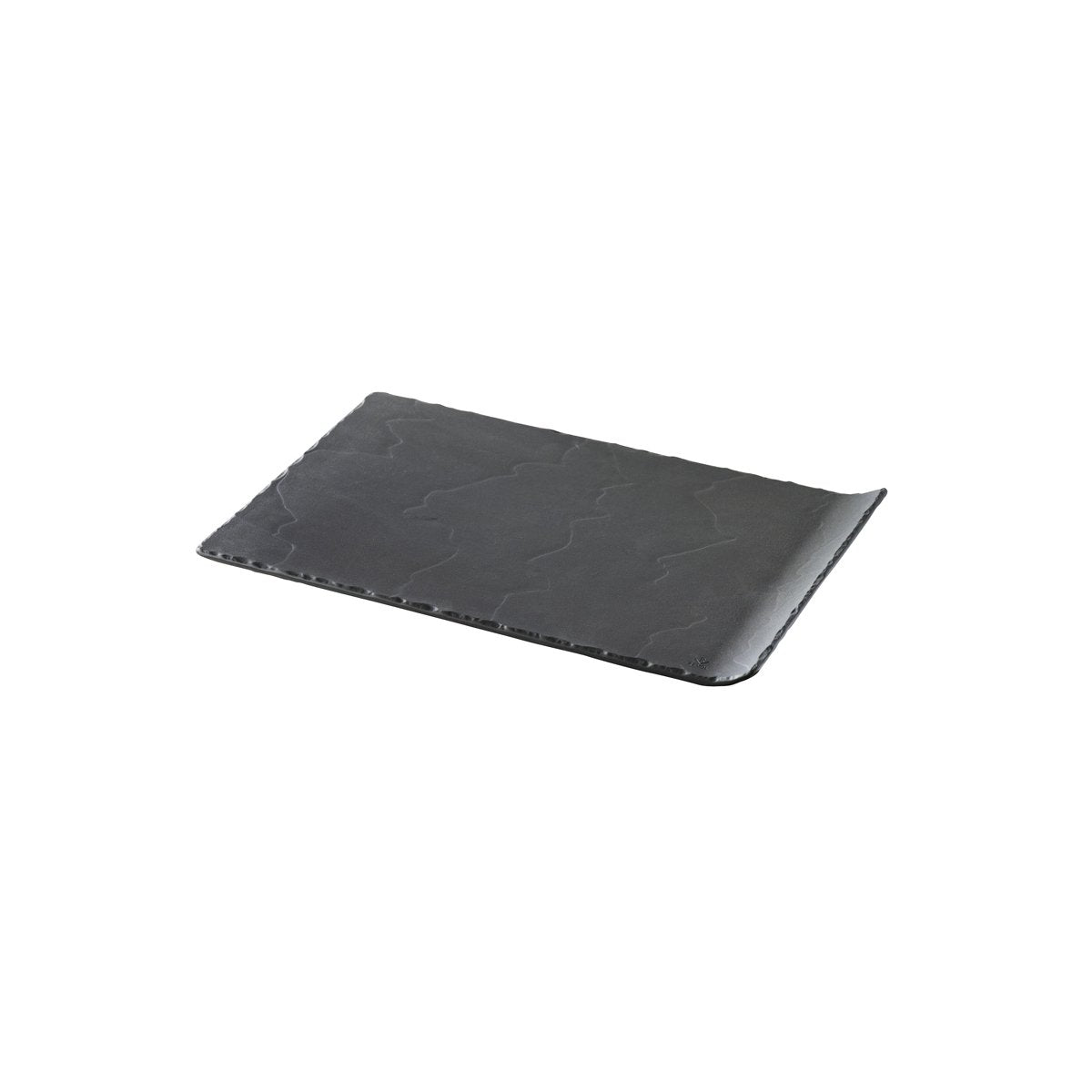 93752 Revol Basalt Curved Edge Tray 332x200mm Tomkin Australia Hospitality Supplies