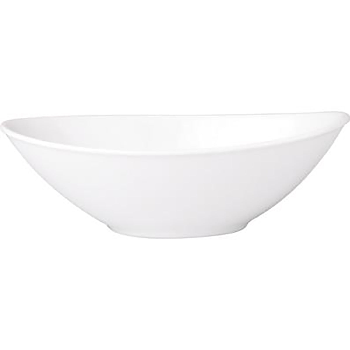 94035 Royal Porcelain Chelsea Oval Bowl Coupe 155mm 100ml (0220) Tomkin Australia Hospitality Supplies