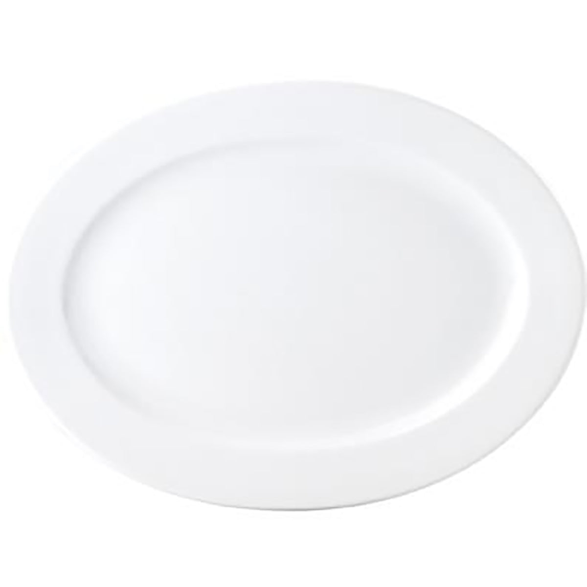94060 Royal Porcelain Chelsea Platter Oval Rim Shape 200mm (4027) Tomkin Australia Hospitality Supplies